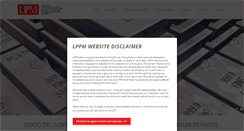 Desktop Screenshot of lppm.com