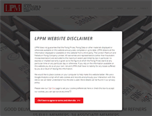 Tablet Screenshot of lppm.com